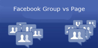 Facebook Group vs Page