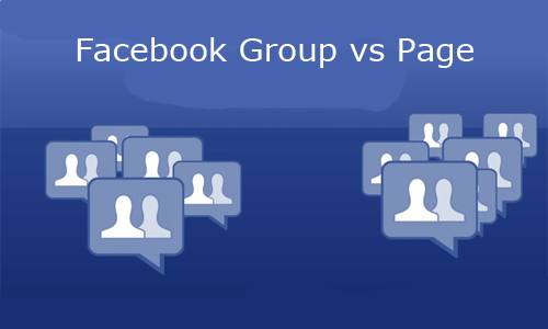 Facebook Group vs Page