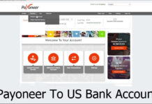 Payoneer To US Bank Account
