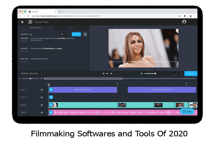 Filmmaking Softwares and Tools Of 2020