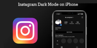 Instagram Dark Mode on iPhone