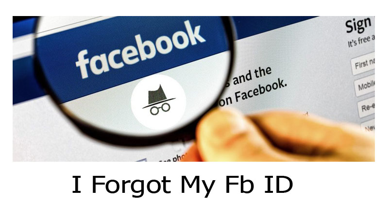 I Forgot My Fb ID