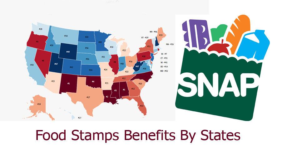 Food Stamps Benefits By States