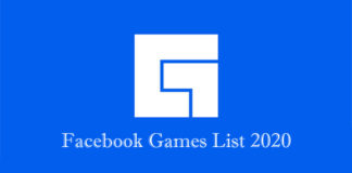 Facebook Games List 2020