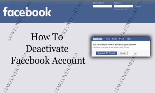 How To Deactivate Facebook Account