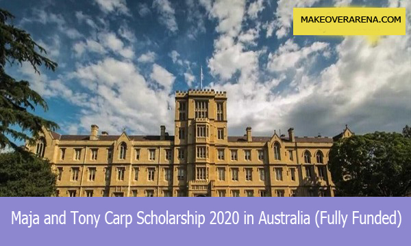 Maja and Tony Carp Scholarship 2020 in Australia (Fully Funded)