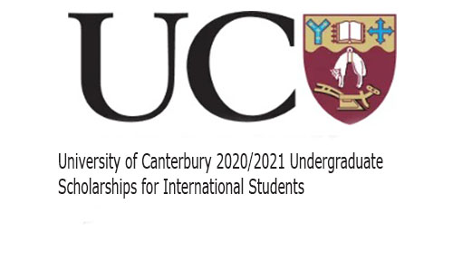 University of Canterbury 2020/2021 Undergraduate Scholarships for International Students
