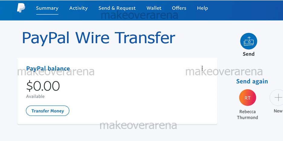 PayPal Wire Transfer