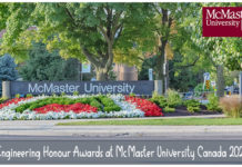 Engineering Honour Awards at McMaster University Canada 2021