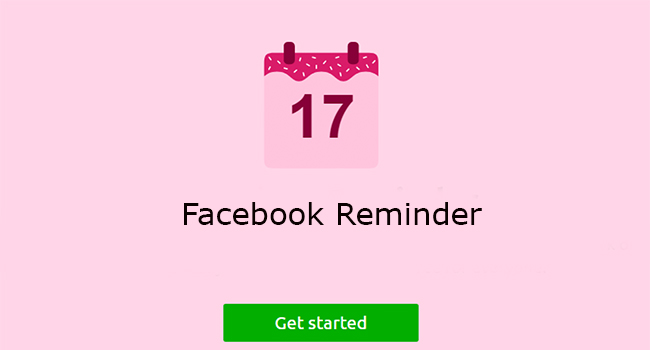 Facebook Reminder