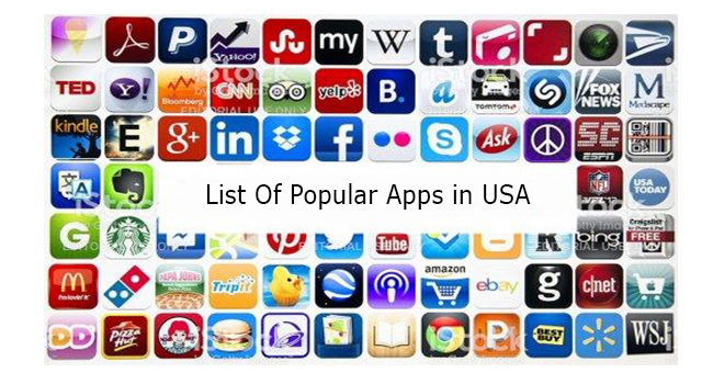 List Of Popular Apps in USA