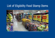 List of Eligibility Food Stamp Items