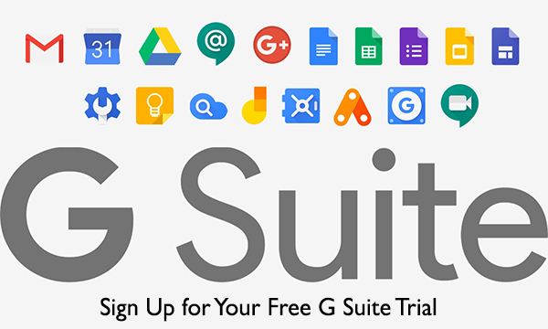 Sign Up for Your Free G Suite Trial