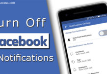 Turn Off Facebook Notification
