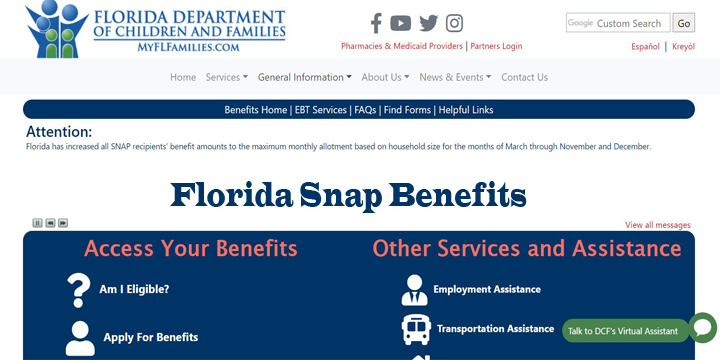 Florida Snap Benefits