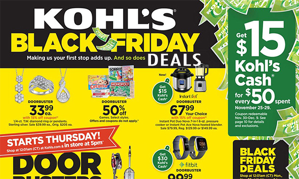 Kohls Black Friday Deals