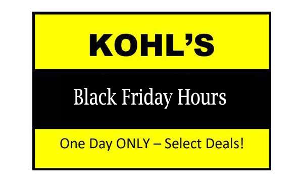 Kohls Black Friday Hours
