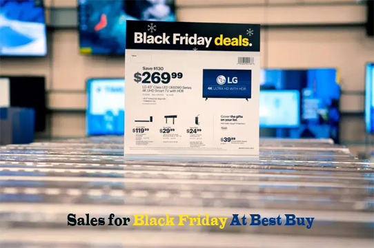 Sales for Black Friday At Best Buy