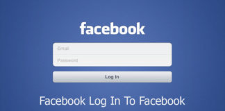 Facebook Log In To Facebook