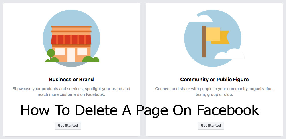 How To Delete A Page On Facebook