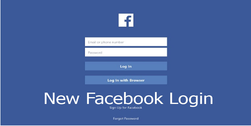 New Facebook Login