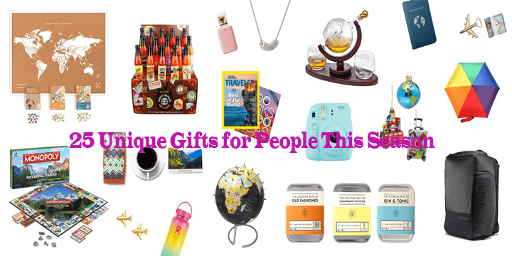 25 Unique Gifts for People This Season