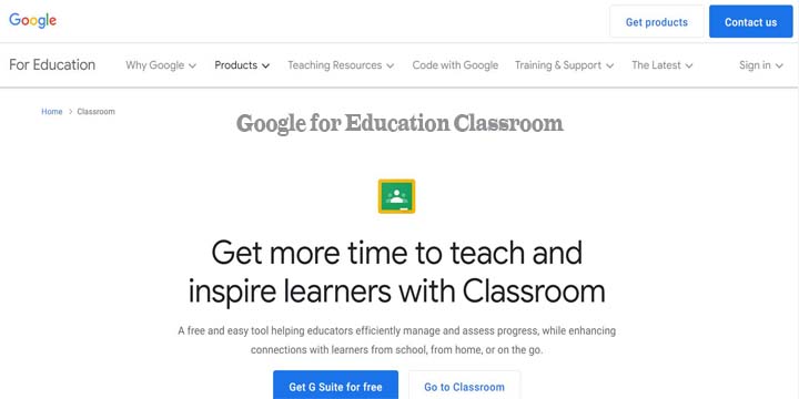 Google for Education Classroom
