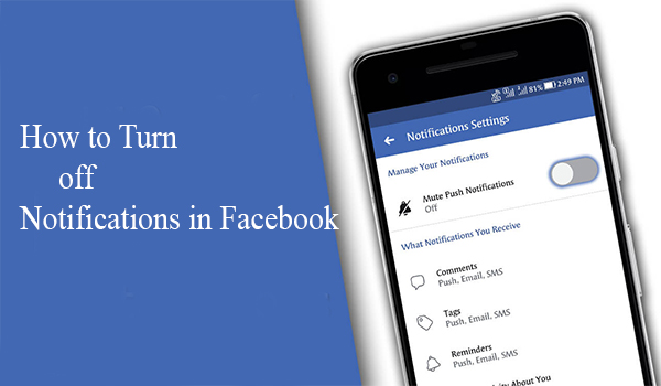 How to Turn off Notifications in Facebook