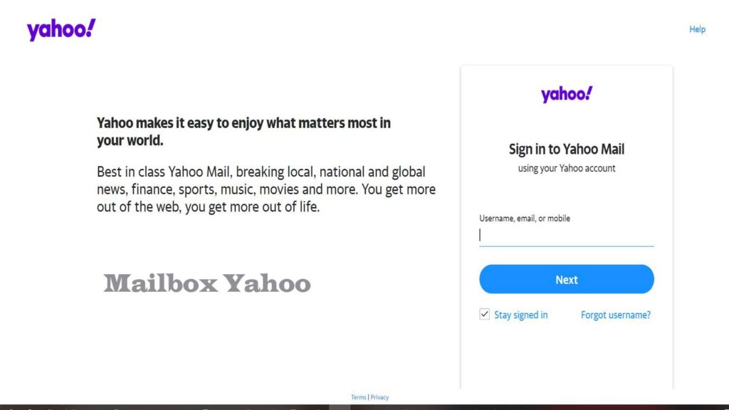 Mailbox Yahoo