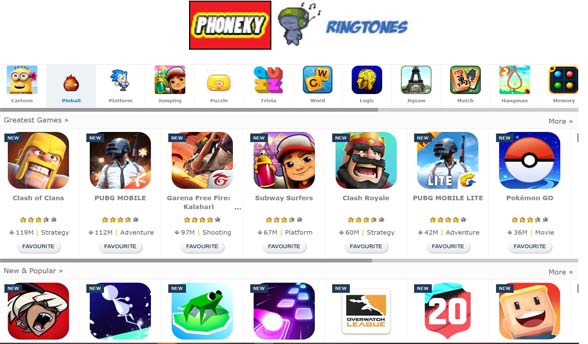 PHONEKY - Applications Android de TecMundo Games