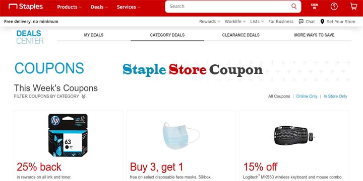 Staple Store Coupon