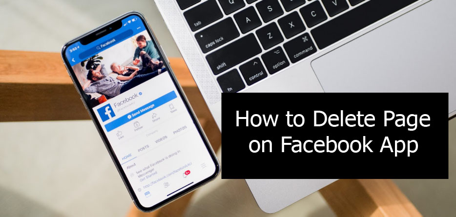 How to Delete Page on Facebook App