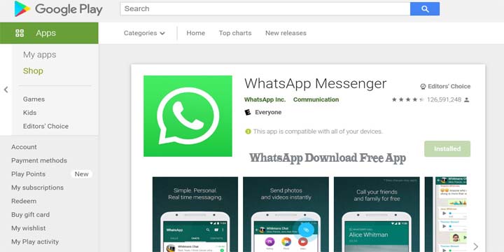 WhatsApp Download Free App