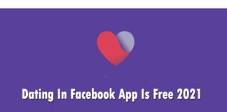 Dating In Facebook App Is Free 2021