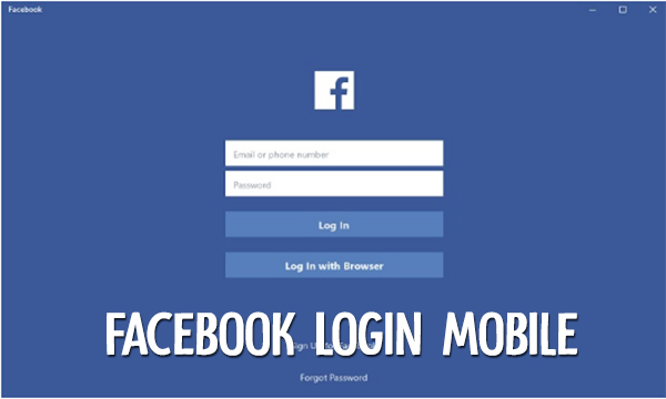 Facebook Login Mobile