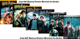 List OF Harry Potter Movies In Order