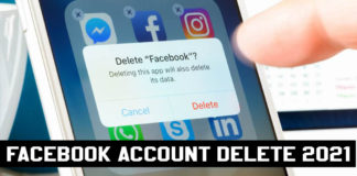Facebook Account Delete 2021