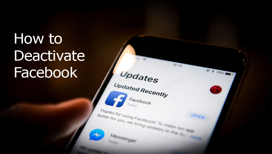 How to Deactivate Facebook