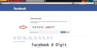 Facebook 6 Digit Confirmation Hack