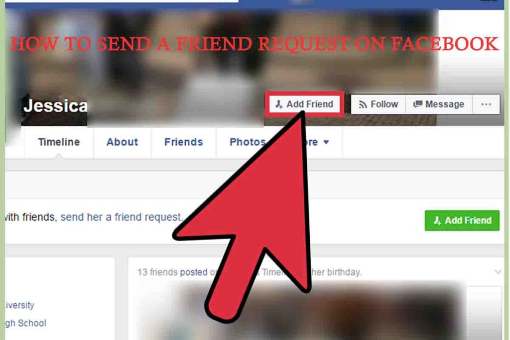 How to Send a Friend Request on Facebook 