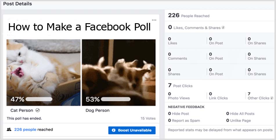 How to Make a Facebook Poll