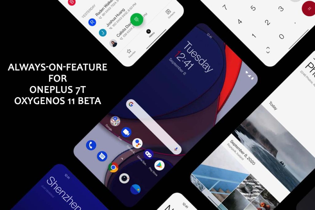 Always-on-Feature for OnePlus 7T OxygenOS 11 Beta