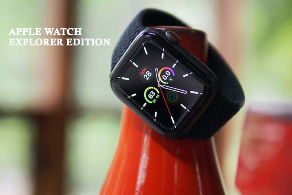 Apple Watch Explorer Edition with Rugged Case in Work 
