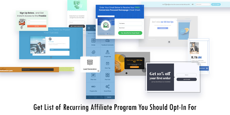 Get List of Recurring Affiliate Program You Should Opt-In For