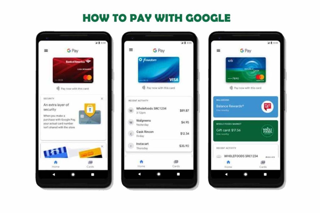How To Pay With Google