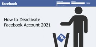 How to Deactivate Facebook Account 2021