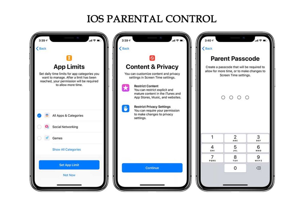 iOS Parental Control