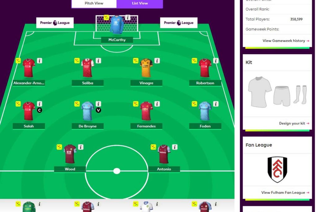 How Does Fantasy Premier League Draft Works