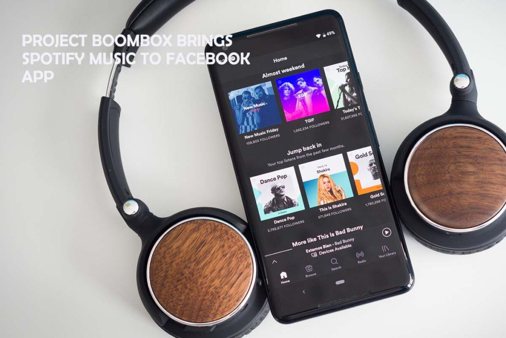 Project Boombox brings Spotify Music to Facebook App