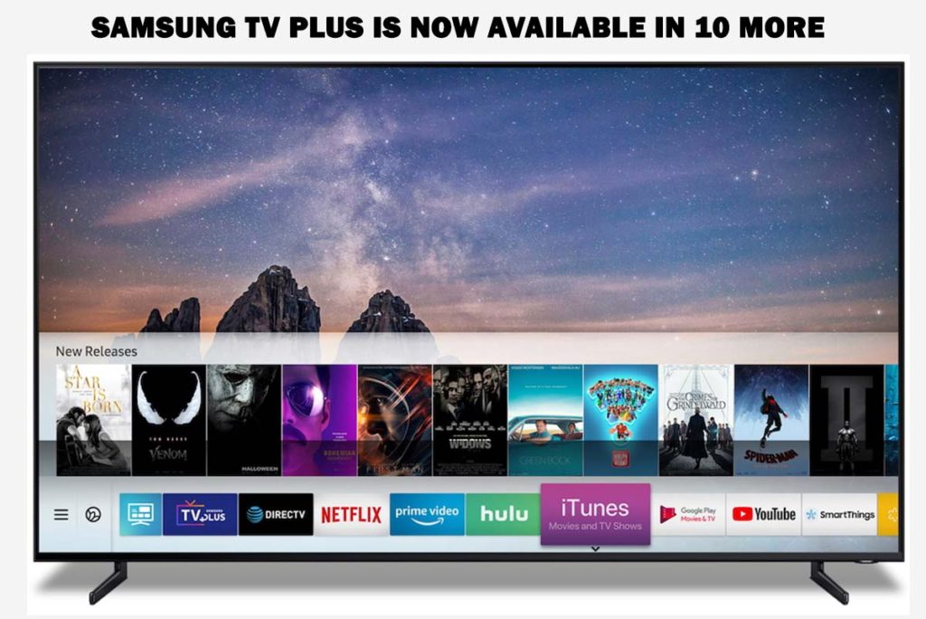 Samsung TV Plus is Now Available in 10 More Countries 